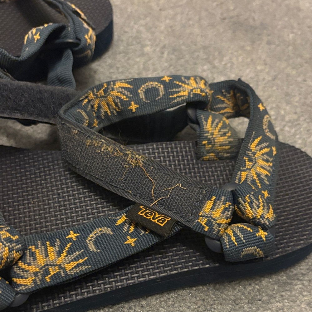 Teva Women's Sandals in Navy and Gold - Picture 5 of 5